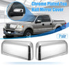 Ford F-150 FX4 XLT Chrome Plated Power Top Half Mirror Covers (2004-2008)