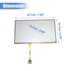 Ford Super Duty (2003-2007) - Clear Gray Glass Touch Screen Digitizer