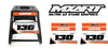 Matrix A2 Motorcycle Stand Stickers - Custom Graphics