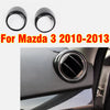 Mazda 3 2 x ABS Carbon Fiber Style Interior Side Vent Cover Trim (2010–2013)