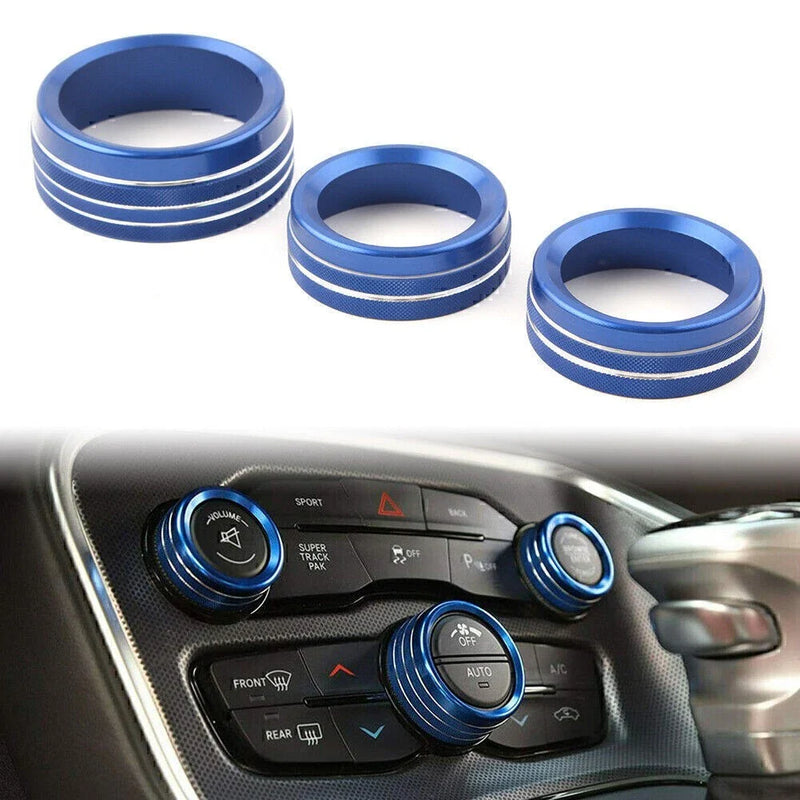 Dodge Challenger 2015-2020 - Blue Air Conditioner Switch Knob