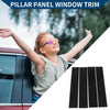 Lincoln Mark LT, Ford F-150 4pcs Black Car Pillar Window Trim (06-14)
