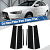 Mitsubishi Lancer Glossy Black Car Door Window Pillar Post Covers (08-17)