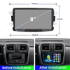 Renault Trafic 8'' GPS Sat Nav Car Stereo Radio (2014-2023)