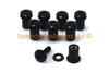 BMW S1000RR Bolts & Clips / Black Aluminum / Fairing & Screen (2009-2011)