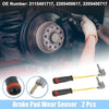 Mercedes-Benz (2 x) Black Gold Tone Brake Pad Wear Sensor Lead