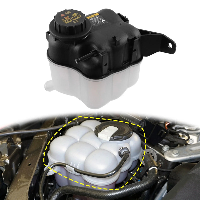 Ford Explorer Coolant Radiator Reservoir Tank with Cap (2016-2018)