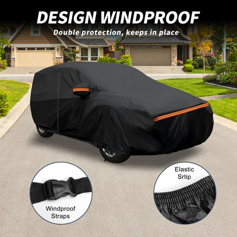 Mazda Carol (2023) Black Aluminum Film Cotton Waterproof Car Cover