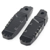 BMW S1000RR CNC Aluminum Black Rear Passenger Foot Pegs (2009-2023)