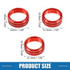 Jeep Wrangler JL JLU 2018-2022 Red 3 x Set Car Air Conditioner Knobs