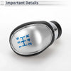 Ford Focus MK2 FL (2008-2011) - Plastic Blue Black Silver 5 Speed Shift Knob