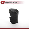 Honda Accord (2008-2012) Pebbled Black Grey Leather Gear Shift Knob Cover