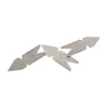 Lathe Tool Fishtail Thread Cutting Gauge Metric 60°
