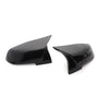 BMW F20 F21 F30 F32 F36 X1 M3 2Pcs Carbon Fiber Rear Side Mirror Cover Caps