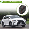 Lexus NX250 2022-2023 Black Carbon Fiber Red Car Gear Shift Knob Cover