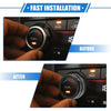 Toyota Highlander (2020-2022) Black AC Climate Control Knob Rings