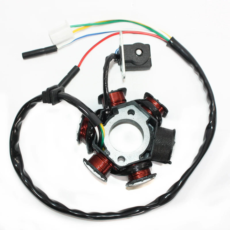 GY6 125cc 150cc ATV Dirt Bike 6 Coil Magneto Stator