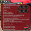 Polaris RZR 570 / 800 / 900 / 1000 Secondary Clutch Roller 4pcs