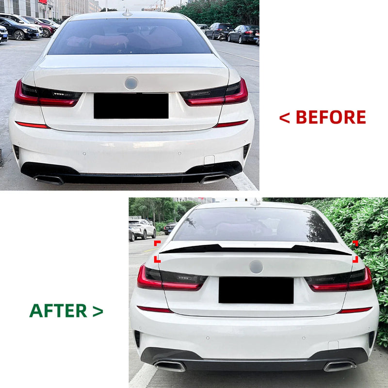 BMW 3 Series G20 320i 325i 1pc Rear Boot Spoiler Lip (2019-2024)
