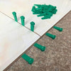 100 x Plastic Tile Spacers Reusable Positioning Clips