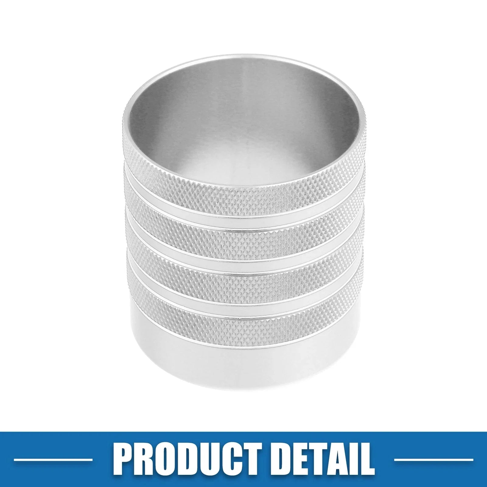 4WD Gear Shifter Knob Cover Trim for Toyota 4Runner (2010-2020) Silver Tone