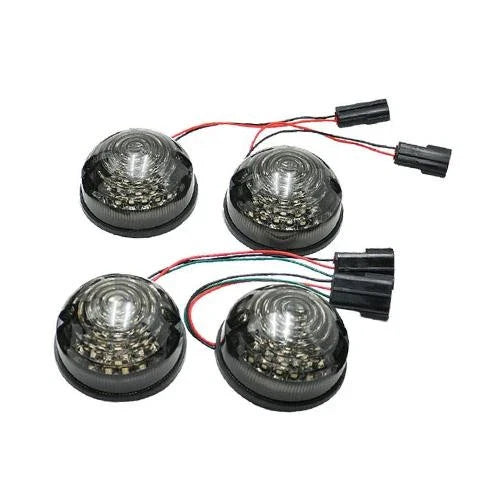 Land Rover Defender 90 110 Smoked LED Light Upgrade