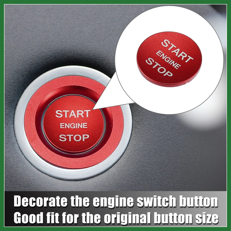 Land Rover Discovery Red Start Stop Button Cover (2015-2023)