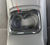 Honda Civic ABS Carbon Fiber Rear Water Cup Holder Cover Trim (2022-2023)
