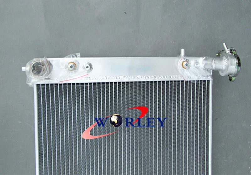 Holden Commodore VT VX V6 97-02 Aluminum Radiator + Black Silicone Hose