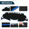 Nissan X-Trail T32 (2013-2024) Black Blue 1 Set Dashboard Cover Mat