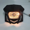 Kawasaki KLX, Yamaha 12V H4 Black Headlight Fairing