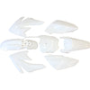 CRF70 150cc Dirt Bike White Fairing Fender Guard, Seat & Fuel Tank
