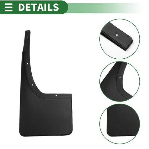 Ford Ranger T6 / T7 2011-2018 with Mounts Mud Flaps Splash Guards