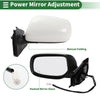 Toyota Yaris Hatchback Left Side Door Mirror White (2006-2011)