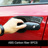 Toyota Corolla 8Pcs Carbon Fiber Door Handle Bowl Cover Trim (2019–2023)