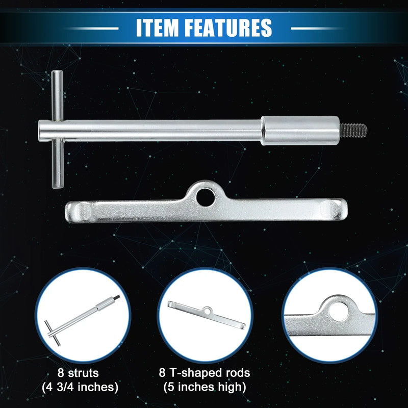 Chevy SBC T-Shape Valve Cover Bolts Hold Down Kit
