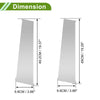 Chevy Silverado (2014 - 2019) Silver Tone 4 x Door Pillar Window Trim