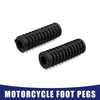 Motorbike 2 x Rubber Nonslip Footrest Pedal Foot Peg Cover Shell