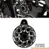 Harley Big Twin, Sportster XL1200, 883 Billet Aluminum Horn Speaker Cover (1991-2017)