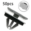 Vehicle Plastic Rivet 50pcs Bumper Exterior Fastener