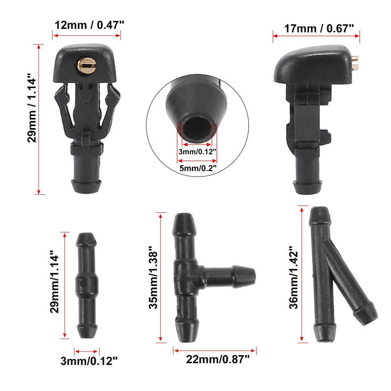 Nissan Titan Windshield Washer Nozzles Kit (2004-2015)