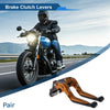 Kawasaki Z1000SX Orange Black Adjustable Short Long Brake Clutch Lever