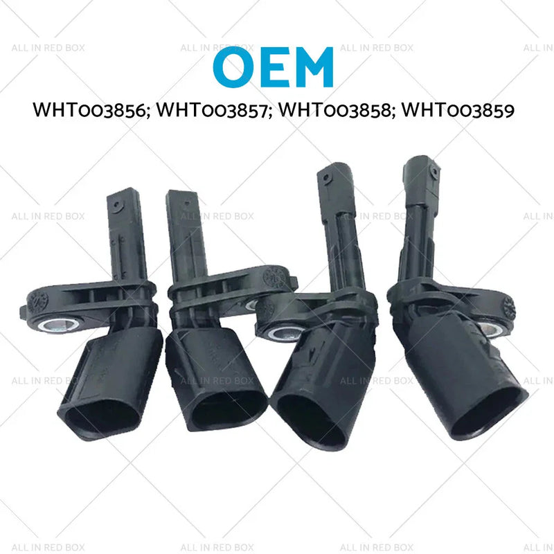 VW Golf Jetta Passat Tiguan 4PCS Front Rear ABS Wheel Speed Sensors