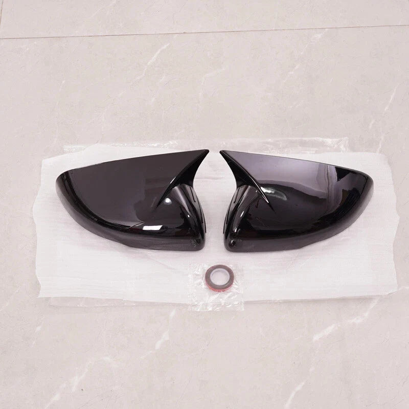 KIA Sorento Gloss Black 2 x OX Horn Side Rearview Mirror Covers (2021-2023)