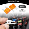 Car Boat Truck RV Motorcycle Maxi Fuse 40A Blade Fuse 5 Pcs