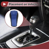 Hyundai Tucson 2015-2018 Black Blue Faux Leather Gear Shift Knob Cover
