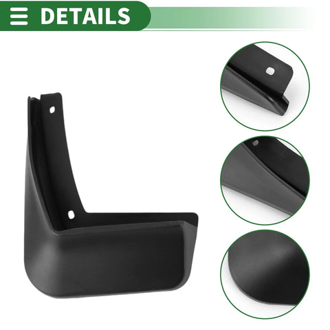 Chevrolet Malibu XL Mud Flaps Splash Guards (2016-2019)