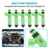 MITSUBISHI TRITON MK 6G72 3.0L V6 6PCS Fuel Injectors (1996-2006)