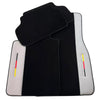 Rolls Royce Wraith (2013-2023) - Gray Leather AutoWin Black Floor Mats