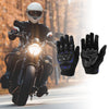 1 Pair Motorcycle Gloves Breathable Cycling Gloves XL Black Blue Polar Fleece